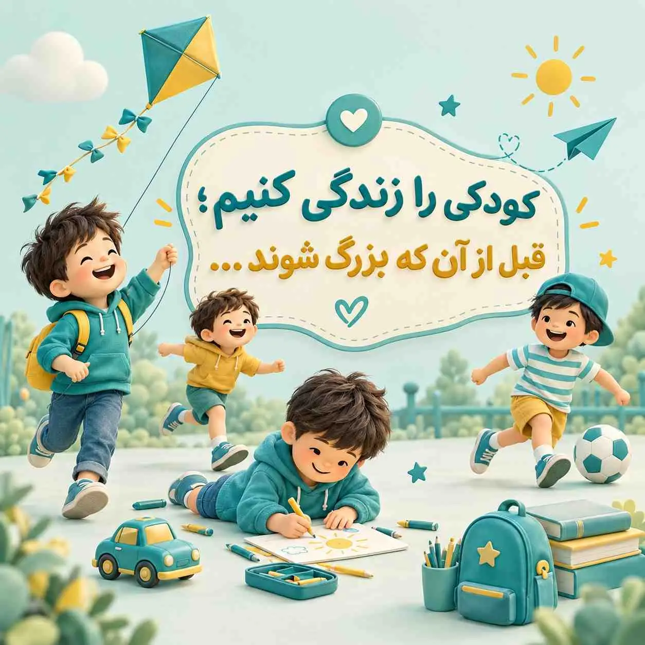 کودکی را زندگی کنیم؛ قبل از آن‌که بزرگ شوند | دبستان پژوهان